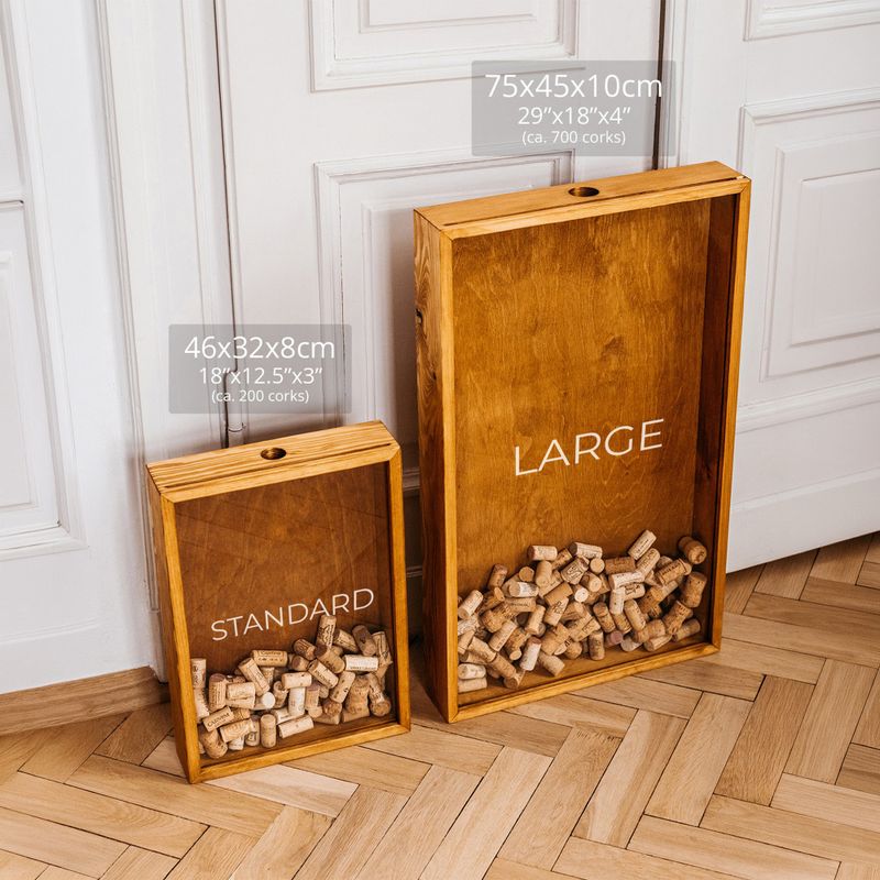 Corkbox Rustikk m/print (stor)