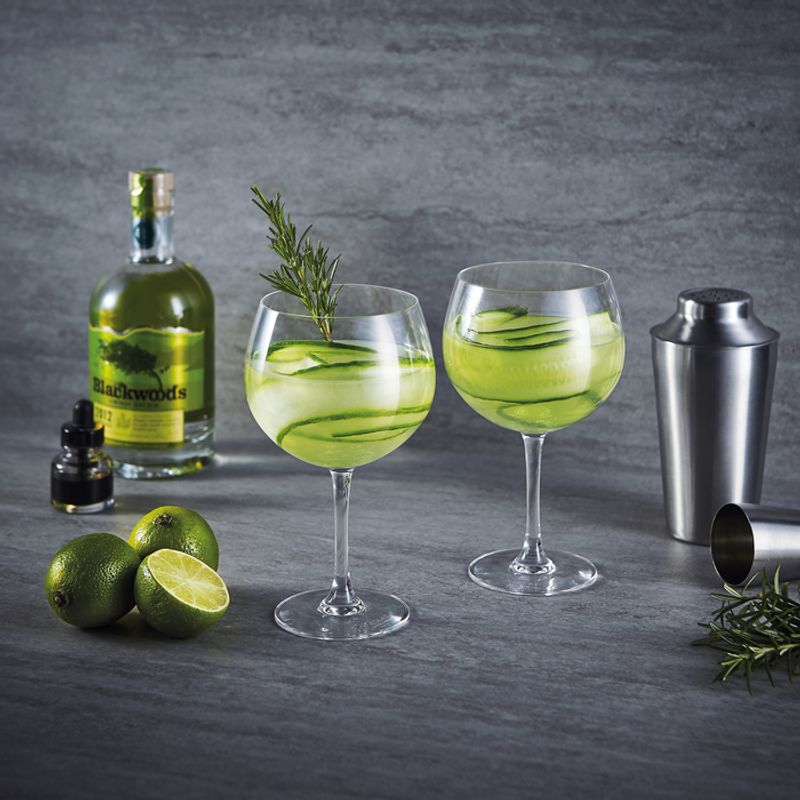 Modern House Night Event  Ginglass 4-pk