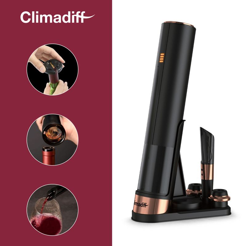 Climadiff elektrisk vinåpner med pumpe