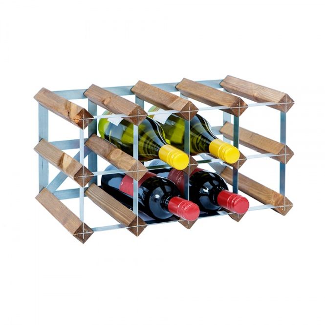 Hovedbilde Vinstativ 12 flasker, montert, dark oak, TWC/12ARDO