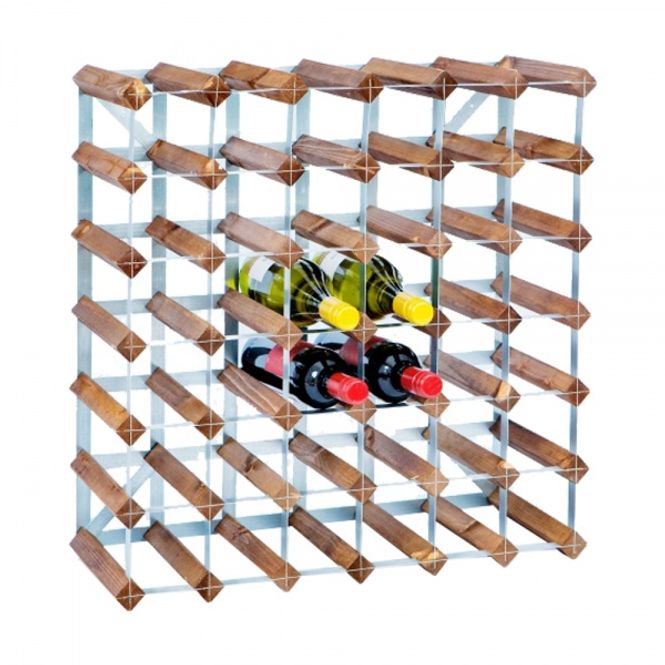 Hovedbilde Vinstativ 72 flasker, montert, dark oak, TWC/72ARDO