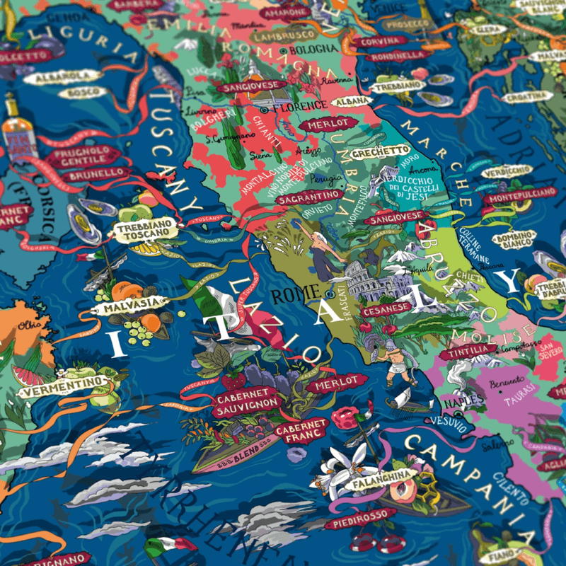 Water and Wines Puslespill Italia