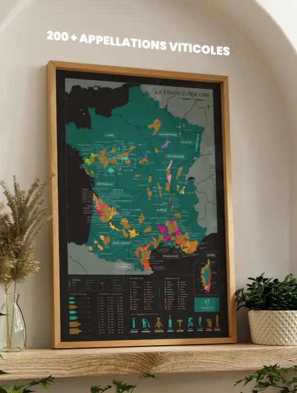 Skrapekart Frankrike fra1020 Degustations