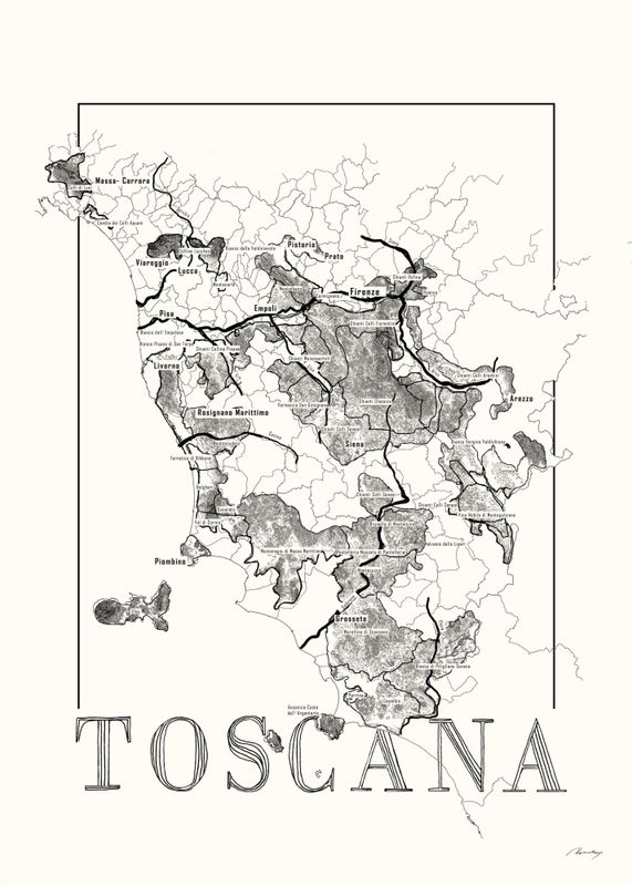 Brushery vinkart Toscana 