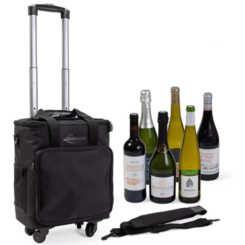 Lazenne vinkoffert/kjølebag - 6 flasker 