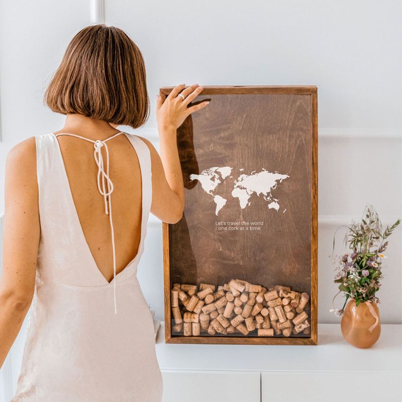Corkbox Rustikk m/print (stor)