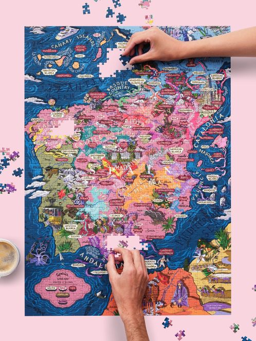 Hovedbilde Water and Wines Puslespill Spania