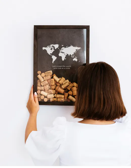 Hovedbilde Corkbox Sort Travel m/print (standard)